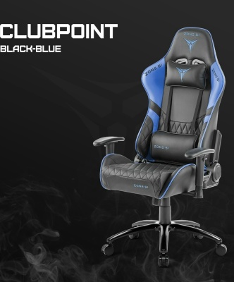 Компьютерное кресло ZONE 51 CLUBPOINT Black-Blue